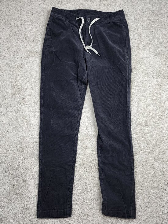 Vuori Other - Vuori Optimist Corduroy Pants Mens V440 Grey Casual Drawstring Waist Small S USA